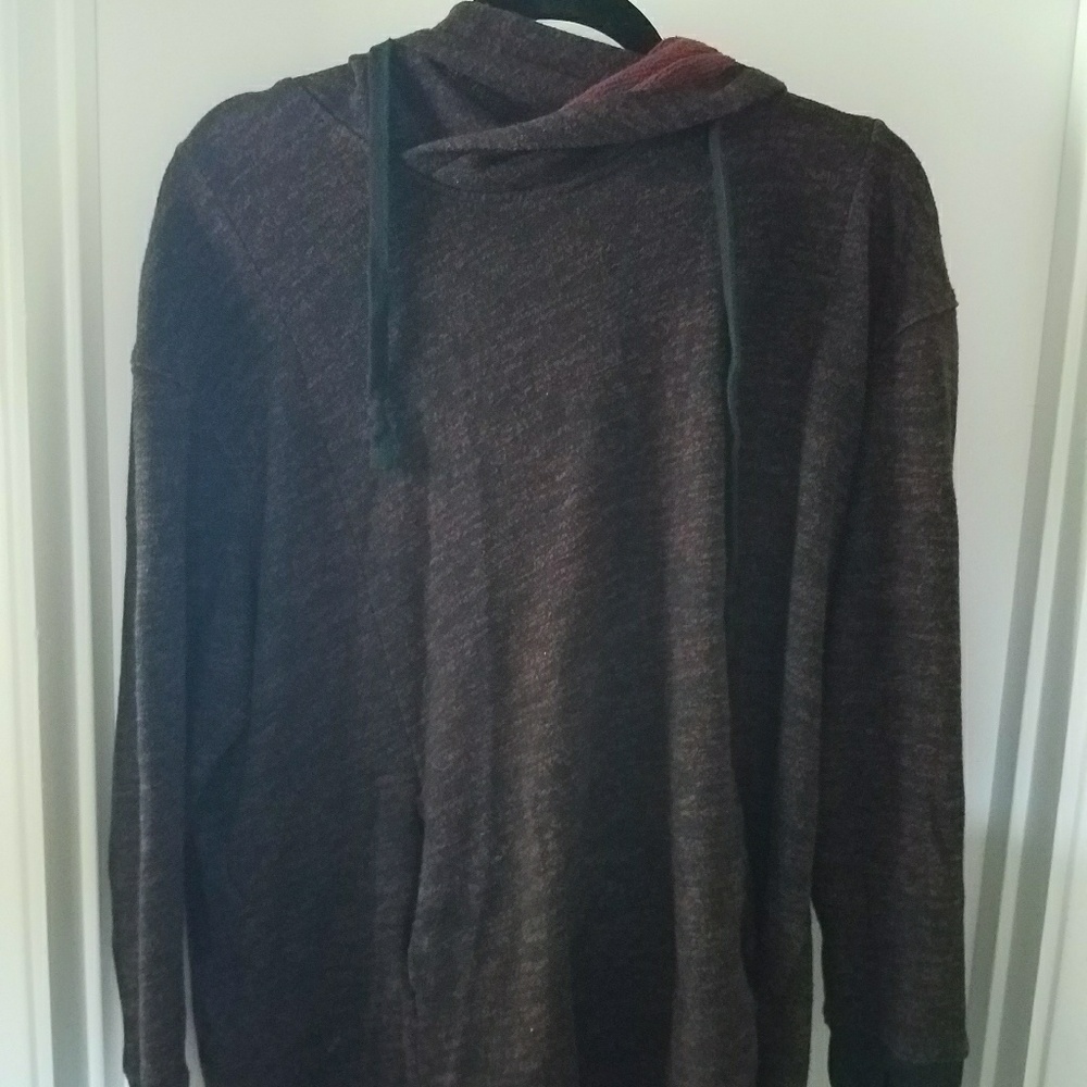 Red sweater with hoodie and sweater paws